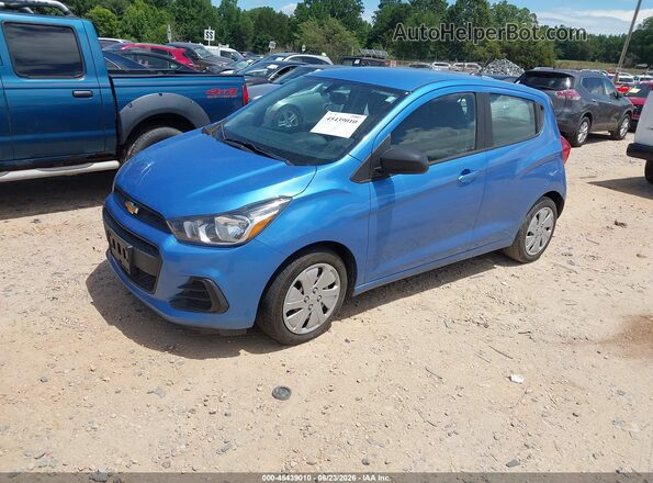 KL8CB6SA5JC423584 2018 CHEVROLET SPARK Blue წინა მარცხენა ხედი სამი მეოთხედიდან
