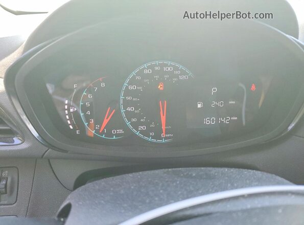 KL8CB6SA6HC756788 2017 CHEVROLET SPARK Green Vista del cuadro de instrumentos