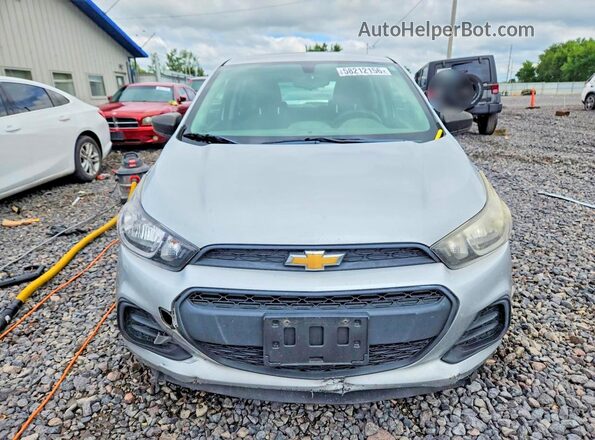 KL8CB6SA6HC772201 2017 CHEVROLET SPARK Серебряный Вид спереди