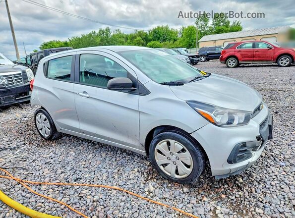 KL8CB6SA6HC772201 2017 CHEVROLET SPARK Серебряный Передняя правая четверть