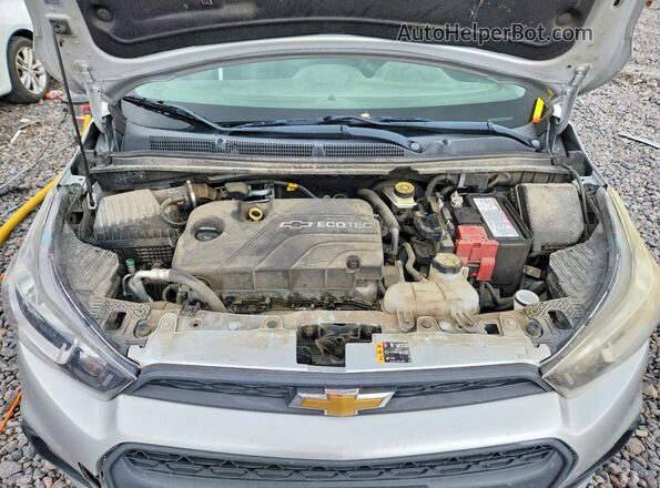 KL8CB6SA6HC772201 2017 CHEVROLET SPARK Серебряный Вид задней части салона