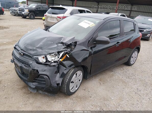 KL8CB6SA6HC784932 2017 CHEVROLET SPARK Black წინა მარცხენა ხედი სამი მეოთხედიდან