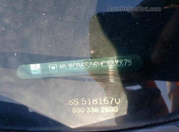 KL8CB6SA6HC838875 2017 CHEVROLET SPARK Turquoise Widok komory silnika