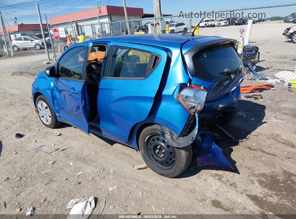 KL8CB6SA6JC430673 2018 CHEVROLET SPARK Blue Tył lewy