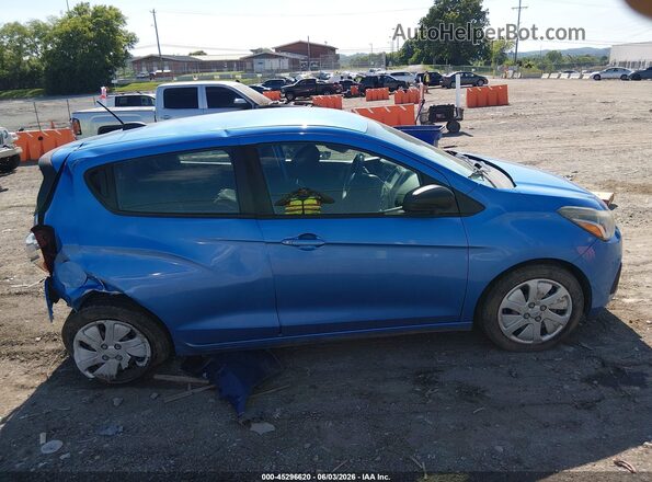 KL8CB6SA6JC430673 2018 CHEVROLET SPARK Blue Widok wnętrza z tyłu