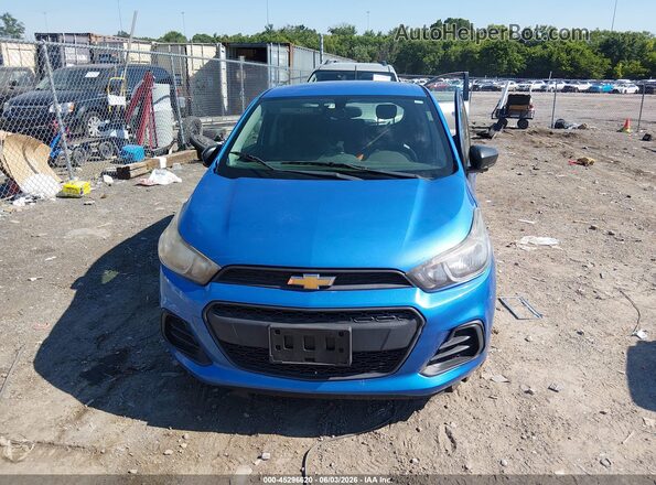 KL8CB6SA6JC430673 2018 CHEVROLET SPARK Blue Widok zestawu wskaźników
