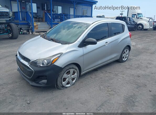 KL8CB6SA7KC724312 2019 CHEVROLET SPARK Silver Передня ліва чверть