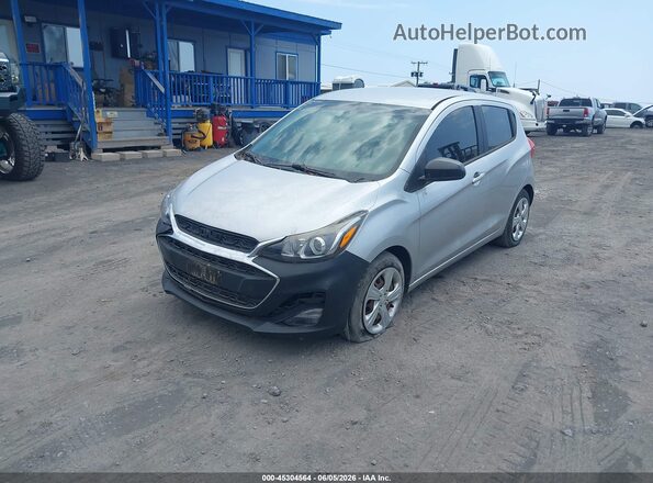 KL8CB6SA7KC724312 2019 CHEVROLET SPARK Silver Вид спереду