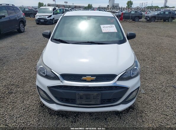 KL8CB6SA7LC446609 2020 CHEVROLET SPARK White Widok zestawu wskaźników