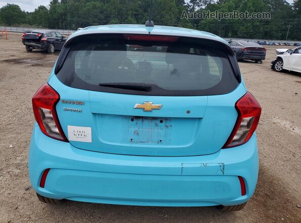 KL8CB6SA7NC036718 2022 CHEVROLET SPARK Blue უკანა ხედი