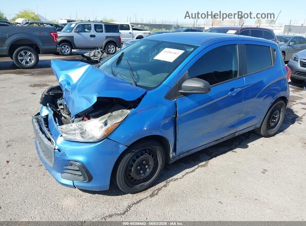 KL8CB6SA8JC426477 2018 CHEVROLET SPARK Blue Передня ліва чверть
