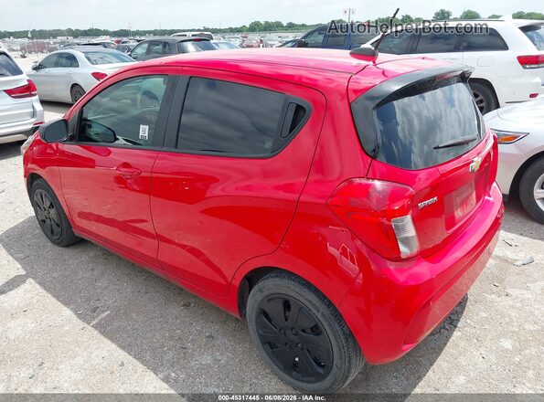 KL8CB6SA8JC436605 2018 CHEVROLET SPARK Red Задня ліва чверть