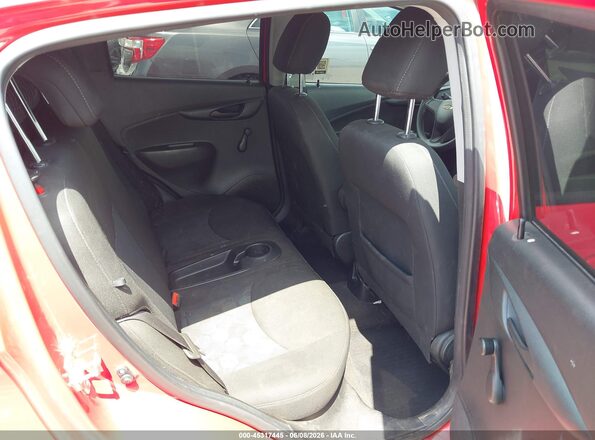 KL8CB6SA8JC436605 2018 CHEVROLET SPARK Red Вид наклейки з VIN-кодом