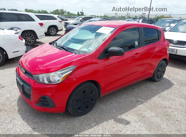 KL8CB6SA8JC436605 2018 CHEVROLET SPARK Red Передня ліва чверть
