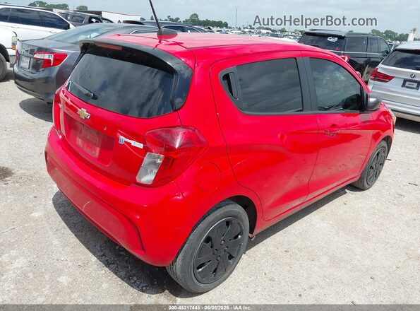 KL8CB6SA8JC436605 2018 CHEVROLET SPARK Red Задня права чверть