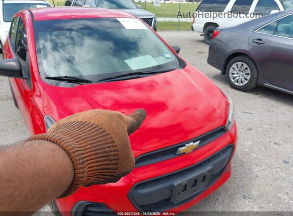 KL8CB6SA8JC436605 2018 CHEVROLET SPARK Red Вид спереду