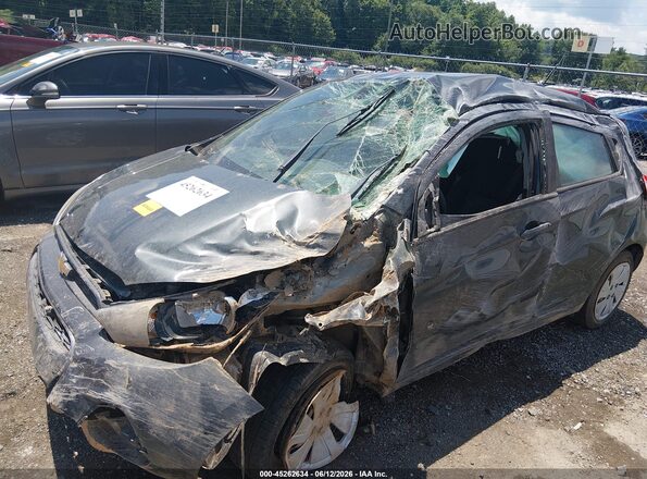 KL8CB6SA8JC446938 2018 CHEVROLET SPARK Gray Вид спереду