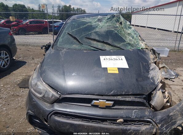 KL8CB6SA8JC446938 2018 CHEVROLET SPARK Gray Вид щитка приладів