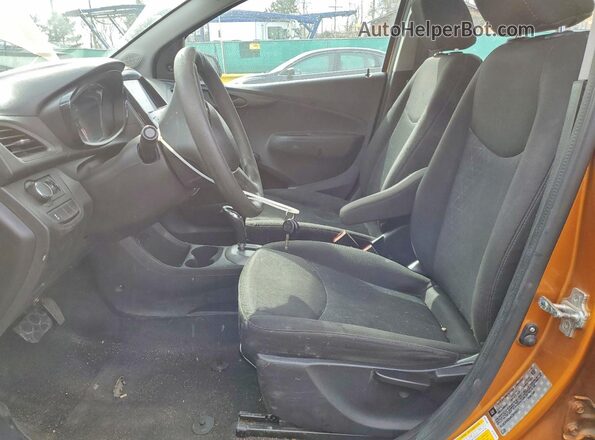 KL8CB6SA8KC816321 2019 CHEVROLET SPARK Orange Вид салону спереду