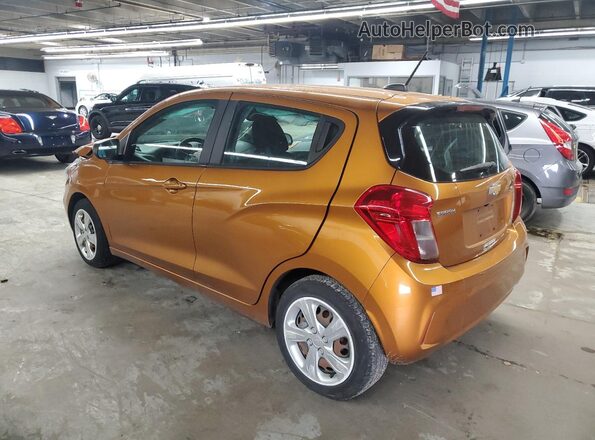 KL8CB6SA8LC413201 2020 CHEVROLET SPARK Orange Trasero izquierdo