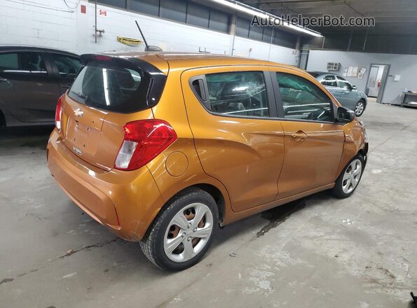 KL8CB6SA8LC413201 2020 CHEVROLET SPARK Orange Trasero derecho