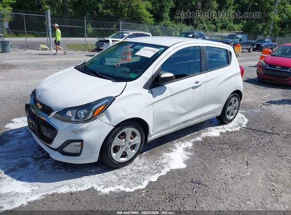 KL8CB6SA8LC421430 2020 CHEVROLET SPARK White Առջևի ձախ երեք քառորդ տեսարան