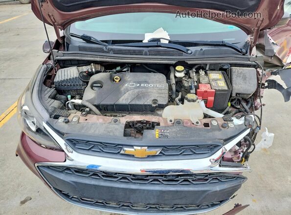 KL8CB6SA8MC714875 2021 CHEVROLET SPARK Фиолетовый Вид задней части салона