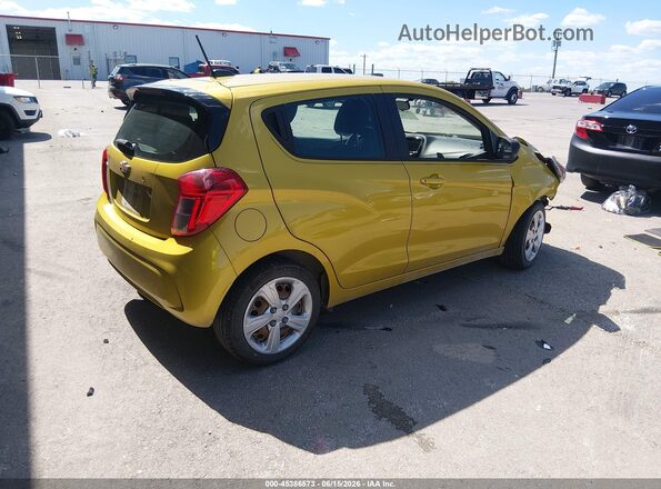 KL8CB6SA8NC004411 2022 CHEVROLET SPARK Yellow Trasero derecho