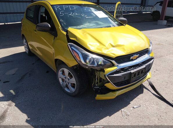 KL8CB6SA8NC004411 2022 CHEVROLET SPARK Yellow Vista frontal