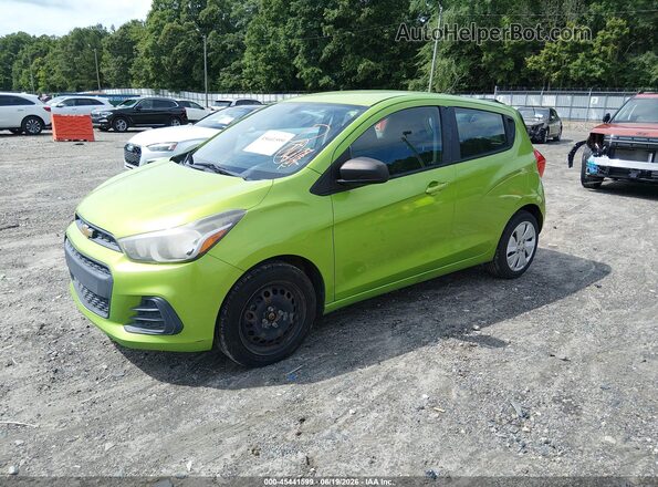 KL8CB6SA9GC591320 2016 CHEVROLET SPARK Green Front left