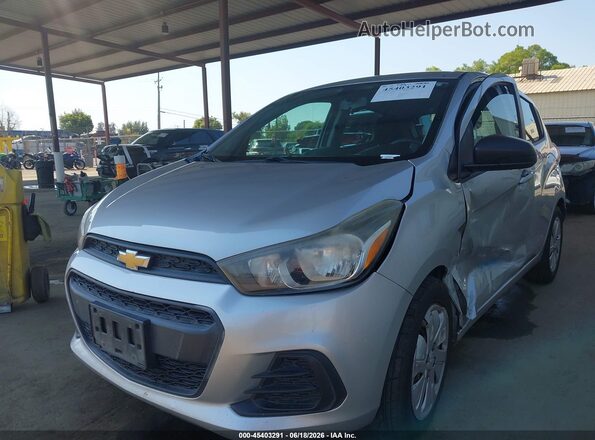 KL8CB6SA9HC751052 2017 CHEVROLET SPARK Silver წინა მარცხენა ხედი სამი მეოთხედიდან