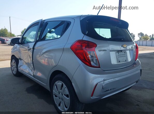 KL8CB6SA9HC751052 2017 CHEVROLET SPARK Silver უკანა მარცხენა