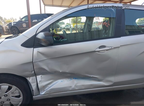 KL8CB6SA9HC751052 2017 CHEVROLET SPARK Silver წინა ხედი