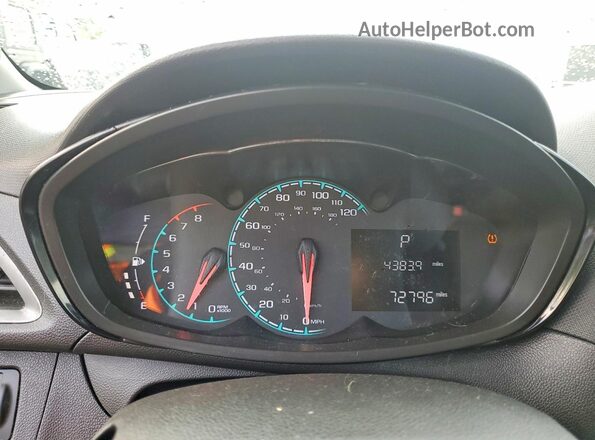 KL8CB6SA9LC414258 2020 CHEVROLET SPARK Red Սարքավորումների վահանակի տեսք