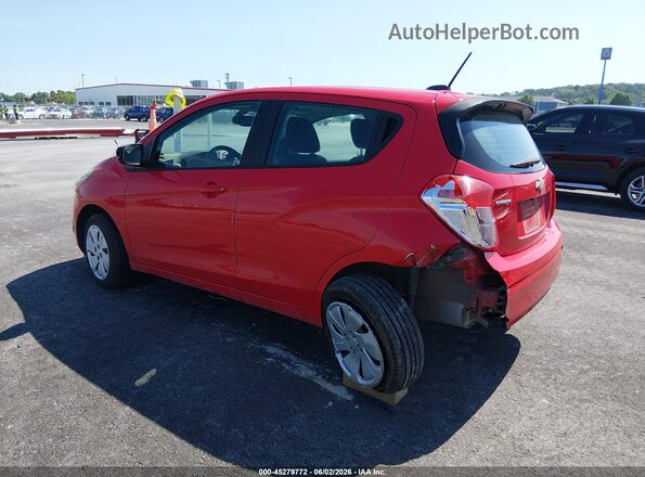 KL8CB6SAXJC442762 2018 CHEVROLET SPARK Red Rear left