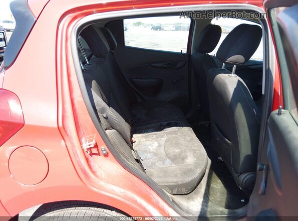 KL8CB6SAXJC442762 2018 CHEVROLET SPARK Red VIN sticker view