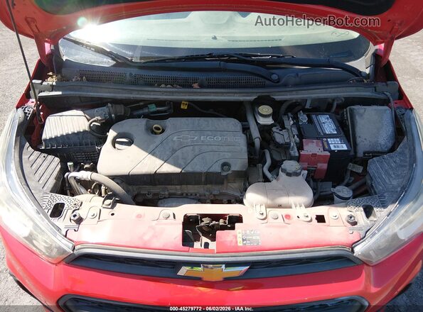 KL8CB6SAXJC442762 2018 CHEVROLET SPARK Red Rear view