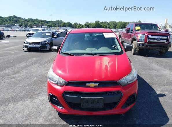 KL8CB6SAXJC442762 2018 CHEVROLET SPARK Red Rear interior view