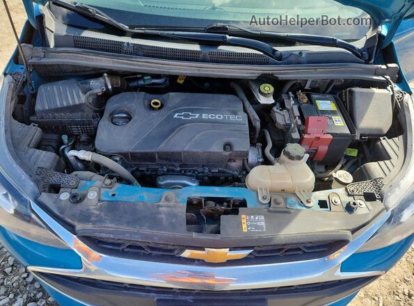 KL8CB6SAXMC709757 2021 CHEVROLET SPARK Blue უკანა სალონის ხედი