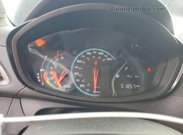 KL8CB6SAXNC026247 2022 CHEVROLET SPARK Black ხელსაწყოთა პანელის ხედი