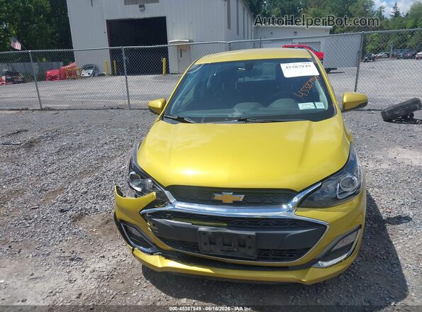 KL8CC6SA2NC016955 2022 CHEVROLET SPARK Yellow Widok zestawu wskaźników