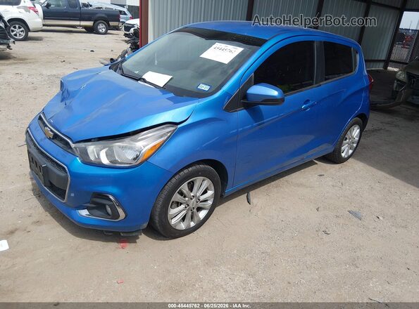 KL8CC6SA6JC439628 2018 CHEVROLET SPARK Blue Vista tres cuartos delantera izquierda
