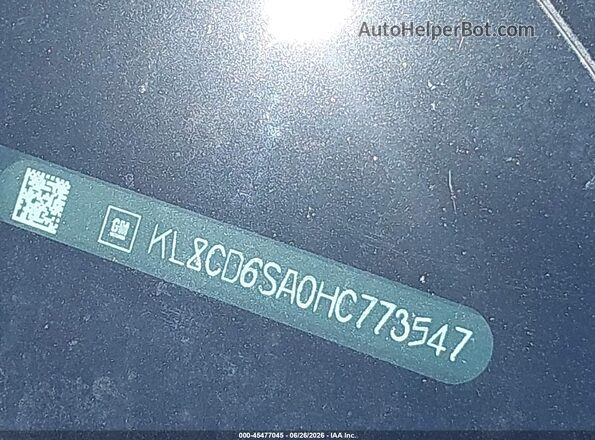 KL8CD6SA0HC773547 2017 CHEVROLET SPARK Blue Engine compartment view