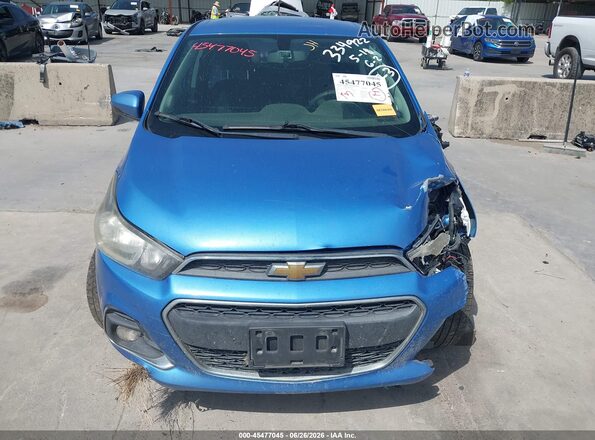 KL8CD6SA0HC773547 2017 CHEVROLET SPARK Blue Instrument cluster view