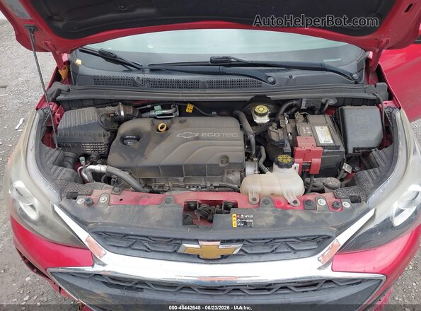 KL8CD6SA0LC443190 2020 CHEVROLET SPARK Red Rear view