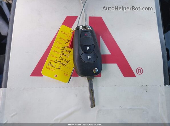 KL8CD6SA0NC010214 2022 CHEVROLET SPARK Gray Widok deski rozdzielczej