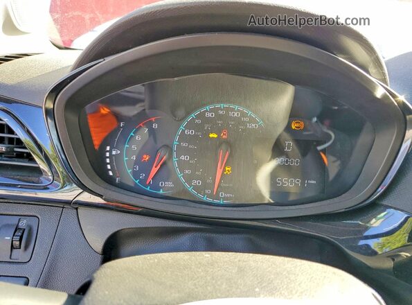 KL8CD6SA1GC637961 2016 CHEVROLET SPARK Red Instrument cluster view