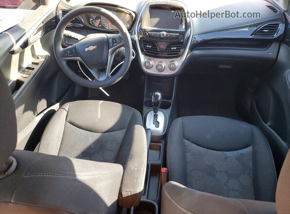 KL8CD6SA1GC637961 2016 CHEVROLET SPARK Red Dashboard view