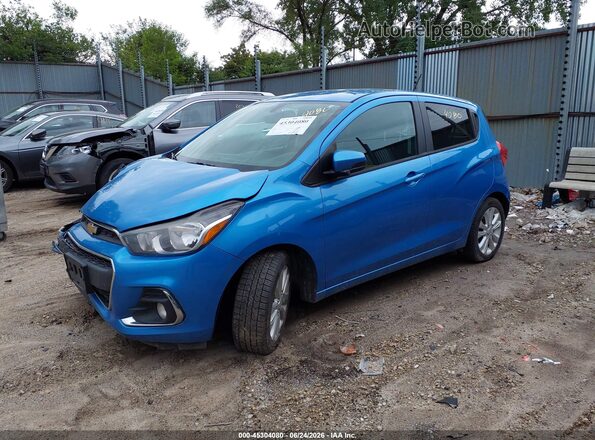 KL8CD6SA1HC775808 2017 CHEVROLET SPARK Blue Передня ліва чверть