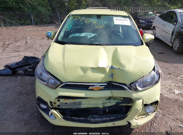 KL8CD6SA1HC785917 2017 CHEVROLET SPARK Green Вид щитка приладів